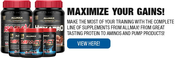 Complete Line of ALLMAX Supplements