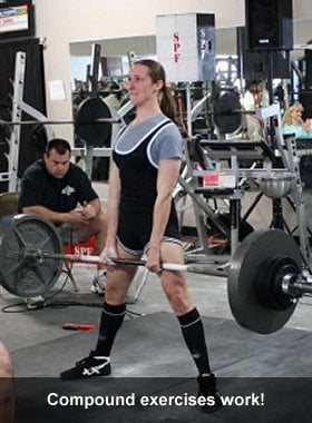 Compound exercises work!