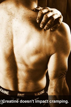 Creatine doesn't impact cramping.
