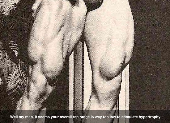 Leg Growth Rep Range