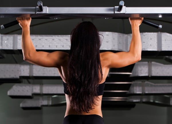 Woman working out