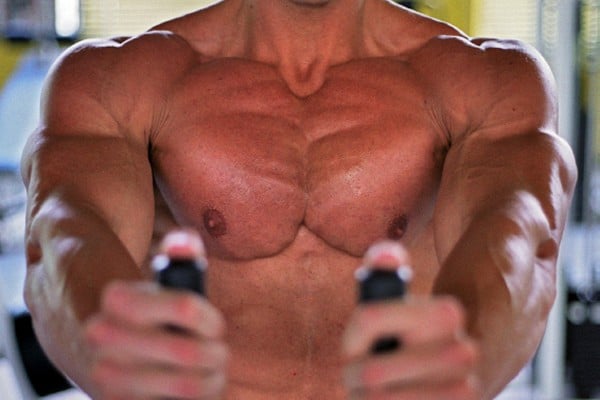 Shredded bodybuilder