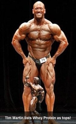 Tim Martin Loves Whey Protein