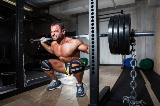 Barbell squats