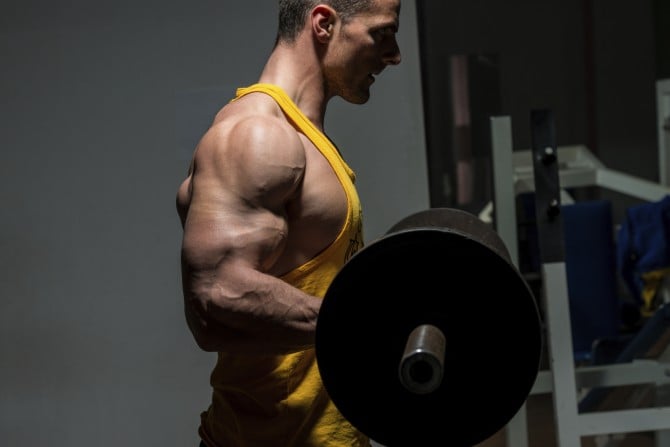Barbell curls