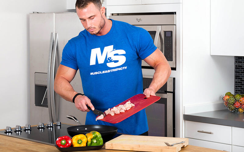 M&S Athlete Cooking Chicken