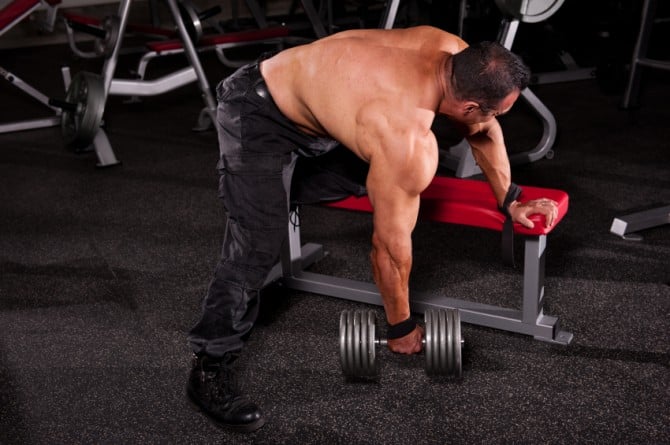 One Arm Dumbbell Rows