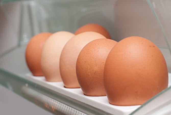 Organic eggs