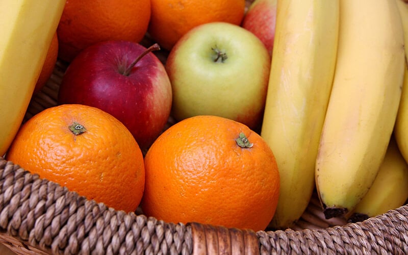 Fruit is the perfect snack for carbs and vitamins