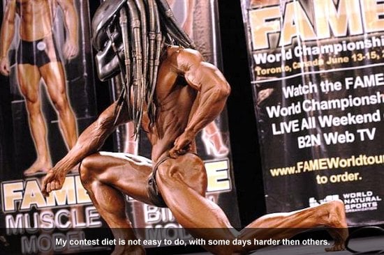 Andrew Merrifield Contest Diet