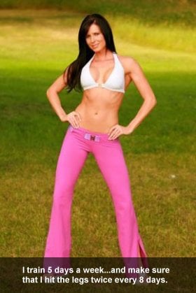 Nadine Dumas Training Split