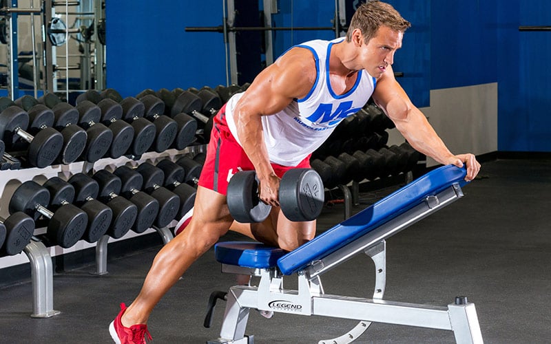 Build Mass Dumbbell Row