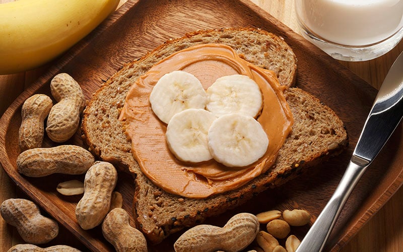 Banana And Natural Nut Butter
