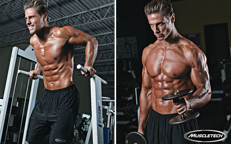 MuscleTech Athlete Exercising