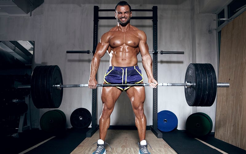Athlete Performing Deadlift