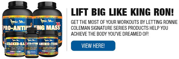 Ronnie Coleman Signature Series Complete Product Line