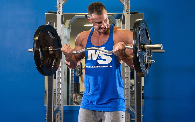 Athlete Respecting His Gains