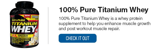 100% Pure Titanium Whey Shop Now!