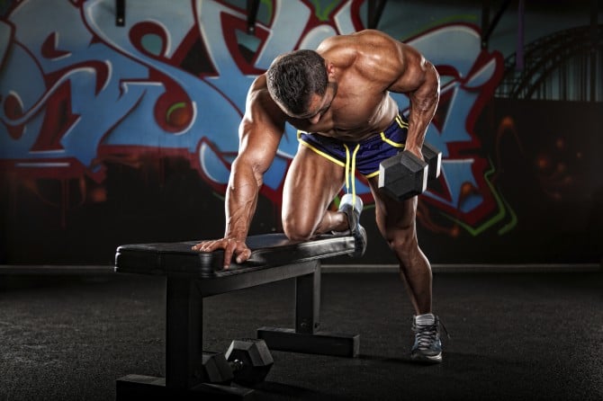 Dumbbell rows