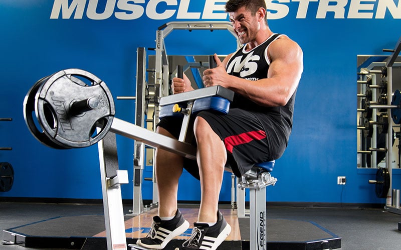 Athlete Performing a Workout