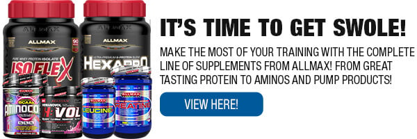 Complete Line of Allmax Supplements