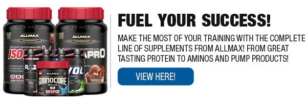 Complete Line of Allmax Nutrition Supplements