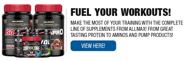 Complete Line of Allmax Supplements