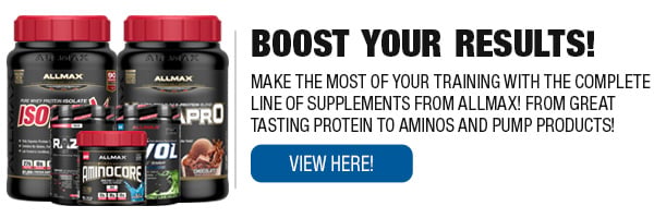 Complete Line of Allmax Supplements