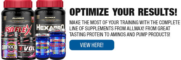 Complete Line of Allmax Supplements