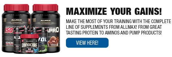Complete Line of ALLMAX Supplements