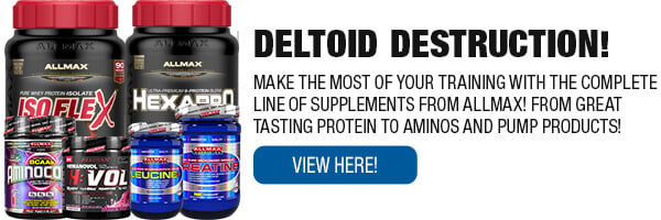 Complete Line of Allmax Supplements