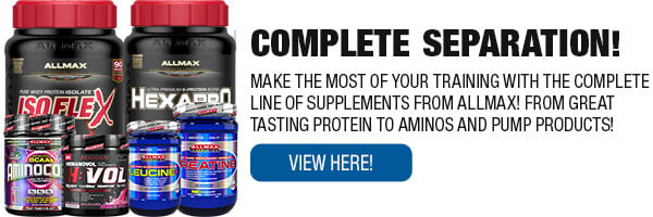 Complete Line of Allmax Supplements
