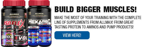 Full Line of Allmax Supplements
