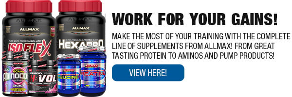 Complete Line of Allmax Supplements