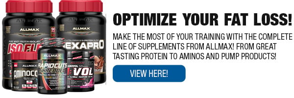 Complete Line of Allmax Supplements