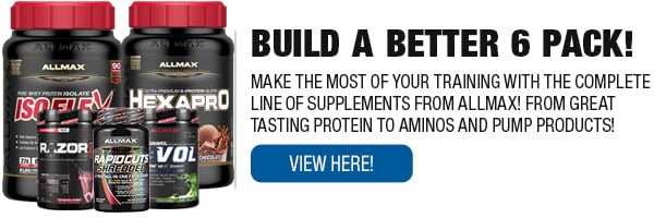 Complete Line of Allmax Supplements