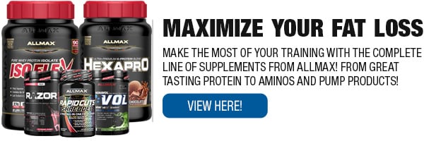 Complete Line of ALLMAX Supplements