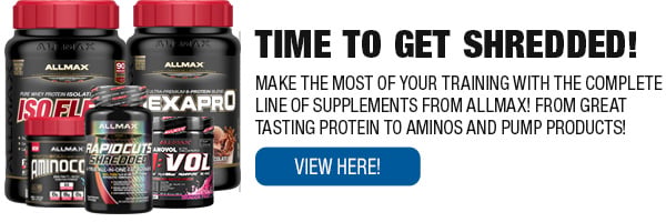 Complete Line of Allmax Supplements