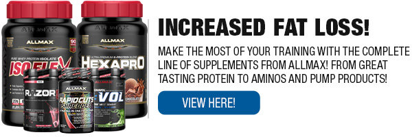 Complete Line of Allmax Supplements