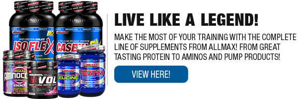 Complete Line of Allmax Supplements