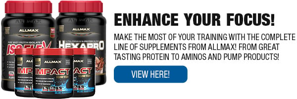 Complete Line of ALLMAX Supplements