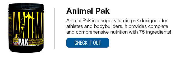 Animal Pak Shop Now!