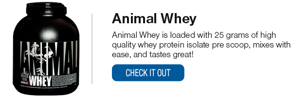 Animal Whey Shop Now!