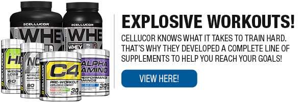 Complete Line of Cellucor Supplements