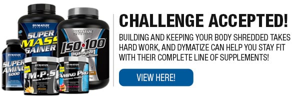 Complete Line of Dymatize Supplements