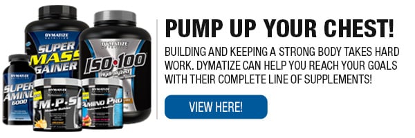 Complete Line of Dymatize Supplements