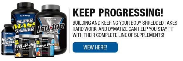 Complete Line of Dymatize Supplements