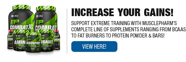 Complete line of musclepharm products