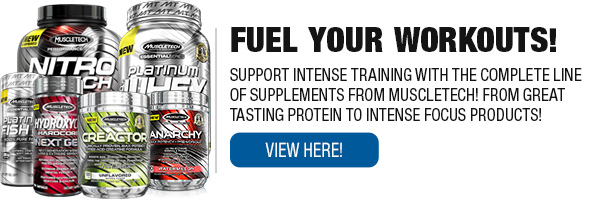 Complete Line of Muscletech Supplements