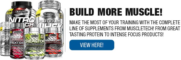 Complete Line of MuscleTech Supplements